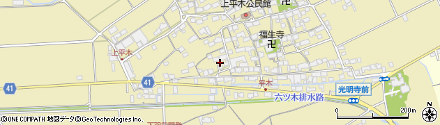 滋賀県東近江市上平木町1425周辺の地図
