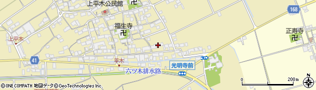 滋賀県東近江市上平木町1560周辺の地図