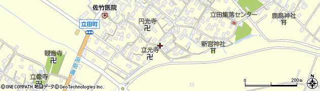 滋賀県守山市立田町1617周辺の地図
