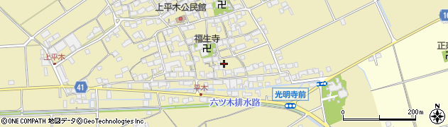 滋賀県東近江市上平木町1470周辺の地図
