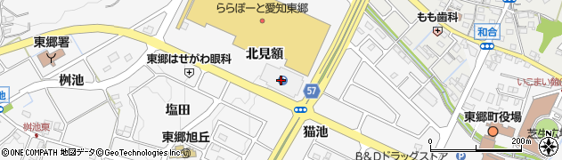 イー＆エーカフェららぽーと愛知東郷店周辺の地図