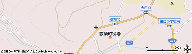 愛知県設楽町（北設楽郡）田口（玉ノ木）周辺の地図