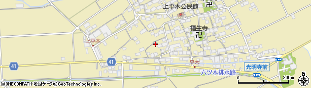 滋賀県東近江市上平木町1421周辺の地図