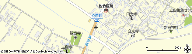 滋賀県守山市立田町2317周辺の地図