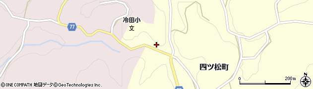 愛知県豊田市四ツ松町（笹ケ田）周辺の地図