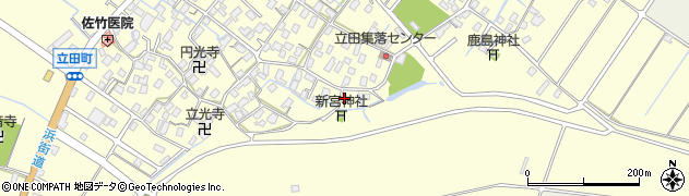 滋賀県守山市立田町1518周辺の地図