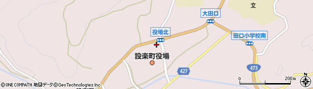 愛知県設楽町（北設楽郡）田口（細田）周辺の地図