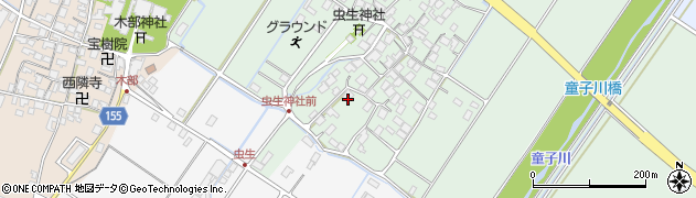 滋賀県野洲市虫生211周辺の地図