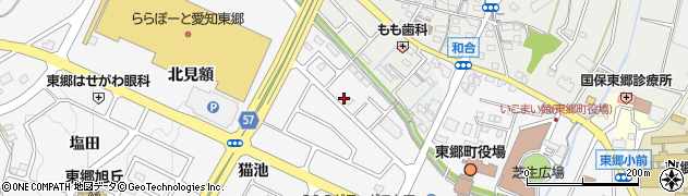 愛知県東郷町（愛知郡）春木（伊勢木）周辺の地図