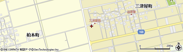 滋賀県東近江市三津屋町605周辺の地図