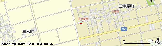 滋賀県東近江市三津屋町606周辺の地図