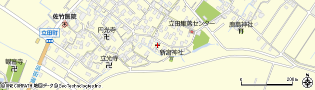 滋賀県守山市立田町1608周辺の地図