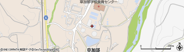 岡山県津山市草加部1193周辺の地図