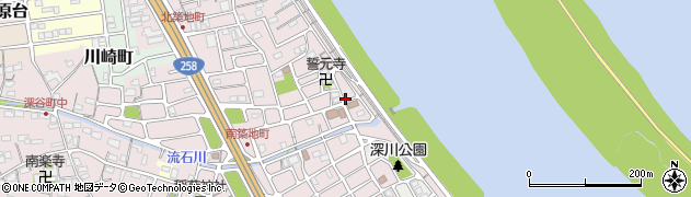 三重県桑名市秋葉町周辺の地図