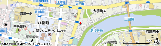 静岡銀行沼津支店周辺の地図