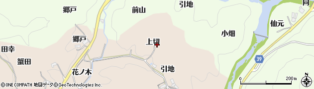 愛知県豊田市霧山町上切41周辺の地図