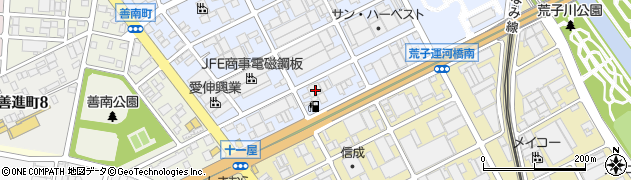 愛知県名古屋市港区善進本町489周辺の地図