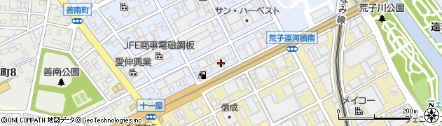 愛知県名古屋市港区善進本町555周辺の地図