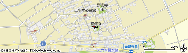 滋賀県東近江市上平木町1484周辺の地図