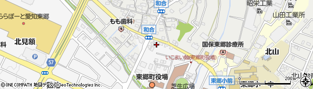 愛知県東郷町（愛知郡）春木（和合前田）周辺の地図
