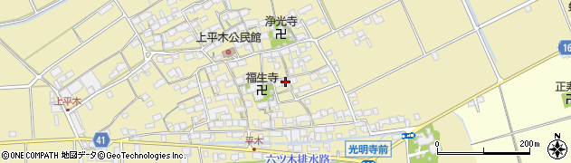 滋賀県東近江市上平木町1488周辺の地図