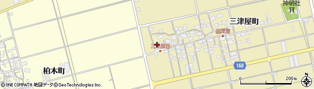 滋賀県東近江市三津屋町1029周辺の地図