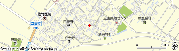 滋賀県守山市立田町1595周辺の地図
