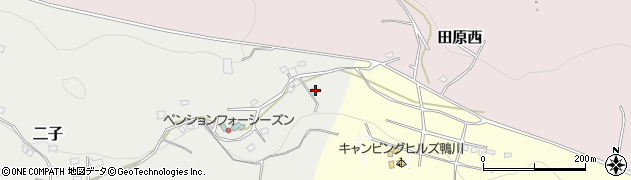 千葉県鴨川市二子692周辺の地図