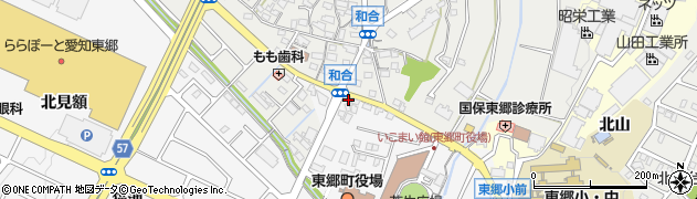 愛知県愛知郡東郷町和合前田2217周辺の地図