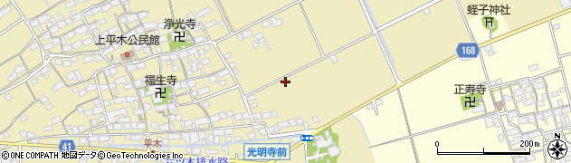 滋賀県東近江市上平木町827周辺の地図