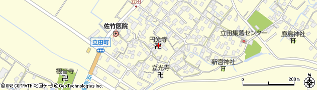 滋賀県守山市立田町1719周辺の地図