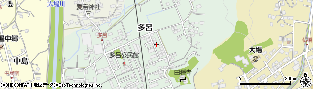 静岡県三島市多呂206周辺の地図
