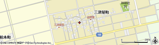 滋賀県東近江市三津屋町799周辺の地図
