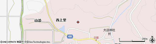 京都府南丹市八木町日置（西上里）周辺の地図