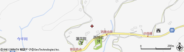 千葉県鴨川市西周辺の地図