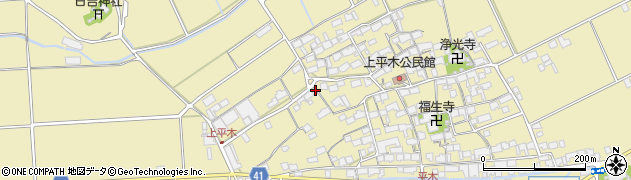 滋賀県東近江市上平木町1367周辺の地図