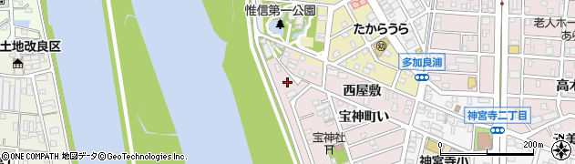 愛知県名古屋市港区宝神町操出752周辺の地図