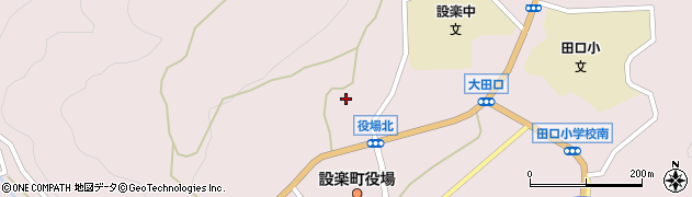 愛知県設楽町（北設楽郡）田口（井戸入）周辺の地図