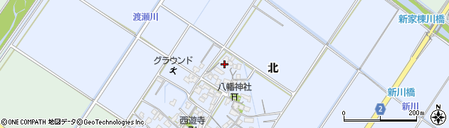 滋賀県野洲市北618周辺の地図