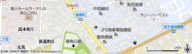 愛知県名古屋市港区善進本町501周辺の地図