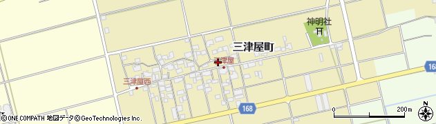 滋賀県東近江市三津屋町655周辺の地図