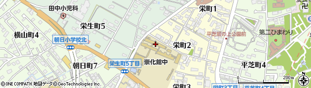 豊田市立崇化館中学校周辺の地図