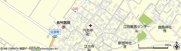 滋賀県守山市立田町1721周辺の地図