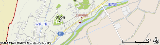 静岡県田方郡函南町上沢374周辺の地図