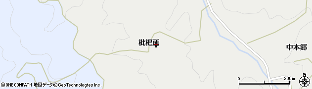 愛知県豊田市葛沢町枇杷所周辺の地図