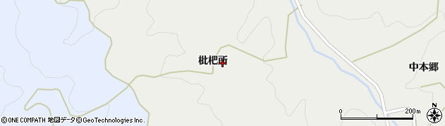 愛知県豊田市葛沢町（枇杷所）周辺の地図