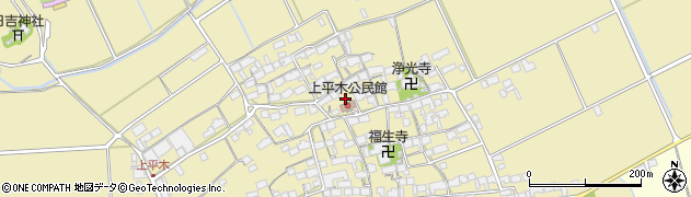 滋賀県東近江市上平木町1507周辺の地図