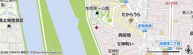 愛知県名古屋市港区宝神町操出753周辺の地図