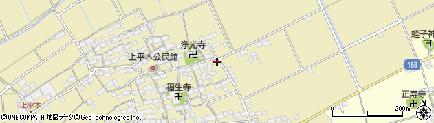 滋賀県東近江市上平木町861周辺の地図