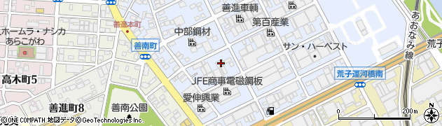 愛知県名古屋市港区善進本町427周辺の地図